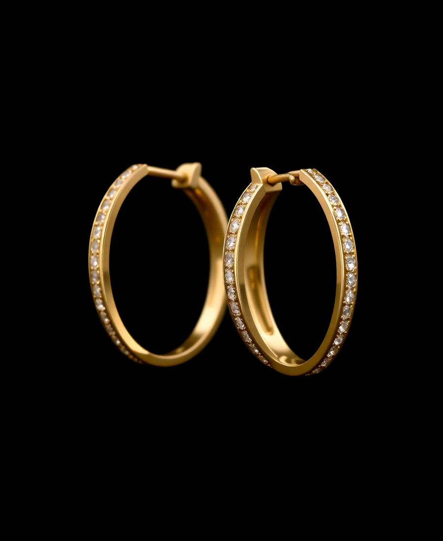 Lumière Pavé Hoops